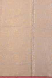 Flint Grey Handloom Banarasi Silk Cotton Saree 10070505