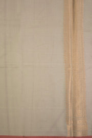 Sage Green Handloom Banarasi Silk Cotton Saree 10070511