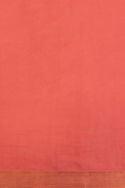 Peach Bandhani Mangalgiri Cotton Saree 