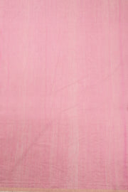 Pink Embroidered Chanderi Silk Cotton Saree with Tissue Pallu 