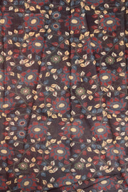 Apple Green Printed Kalamkari Malai Cotton Saree