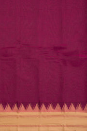 Violet Handloom Kanchi Cotton Saree