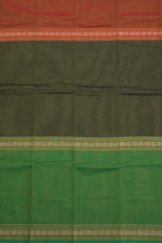 Green Handloom Kanchi Cotton Saree