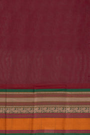 Maroon Handloom Kanchi Cotton Saree