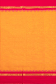 Orange Handloom Kanchi Cotton Saree