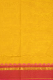 Yellow Handloom Kanchi Cotton Saree