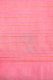 Yellow Handloom Korvai Kanjivaram Silk Saree