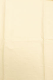 Cream Embroidered Silk 3-Piece Salwar Suit Material 10072070