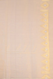 Cream Banarasi Tissue Silk Saree 10072277