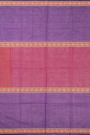 Purple Handloom Chettinad Cotton Saree 10072616