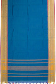 Blue Handloom Chettinad Cotton Saree 10072705