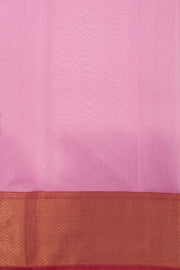 Pink Handloom Maheshwari Silk Cotton Saree 10073141