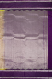 Green Lightweight Fancy Kanjivaram Silk Saree with Contrast Pallu 10074880