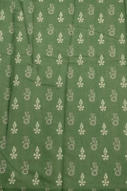 Yellow Kalamkari Printed Malai Cotton Saree 10074679