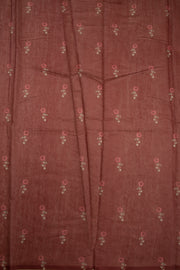 Beige Kalamkari Printed Malai Cotton Saree 10074684