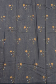 Blue Kalamkari Printed Malai Cotton Saree 10074690