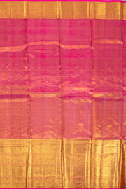 Cashmere Beige Monotone Bridal Kanjivaram Tissue Silk Saree 10074748