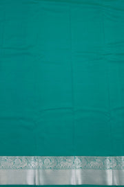 Peach Kanjivaram Vegan Silk Saree with Contrast Pallu 10074868