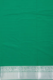 Grey Kanjivaram Vegan Silk Saree with Contrast Pallu 10074869