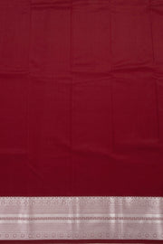 Yellow Kanjivaram Vegan Silk Saree with Contrast Pallu 10074874