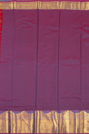 Green Kanjivaram Vegan Silk Saree with Contrast Pallu 10074879