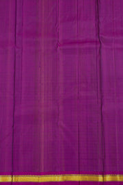 Purple Kanjivaram Pure Silk Saree with Contrast Pallu 10074897