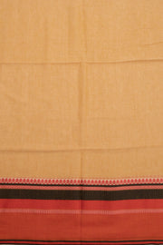 Cream Shantipur Tant Bengal Cotton Saree 10074979