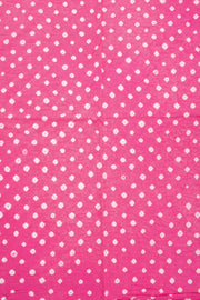 Pink Bandhani Mukaish Embroidery 3 - Piece Salwar Suit Material  10075467