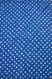 Blue Bandhani Mukaish Embroidery 3 Piece Salwar Suit Material 10075471