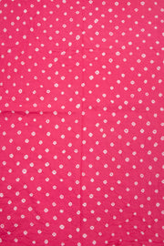 Pink Bandhani Mirror Work 3 - Piece Salwar Suit Material 10075481