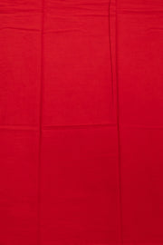 Red Bandhani Mulmul Cotton Saree 10075500