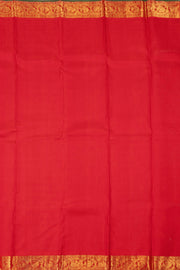 Husker Red Nakashi Kanjivaram Silk Saree 10075525