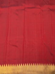 Brown Ettukol Kanjivaram Pure Silk Saree 10075531