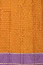 Kanjivaram Vegan Viscose Silk Saree Light Brown Color Block Design 10075554