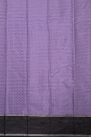 Kanjivaram Vegan Viscose Silk Saree Purple Color Block Design 10075558