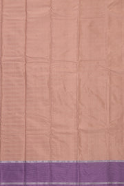 Kanjivaram Vegan Viscose Silk Saree French Beige Color Block Design 10075559