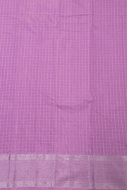 Kanjivaram Vegan Viscose Silk Saree Lavender Color Block Design 10075563