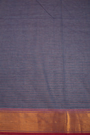 Blue Handloom Chettinad Cotton Saree 10075872