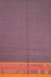 Purple Handloom Chettinad Cotton Saree 10075907