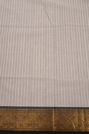 Grey Handloom Chettinad Cotton Saree 10075910