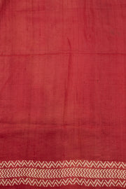 Beige Printed Tussar Silk Saree 10076299