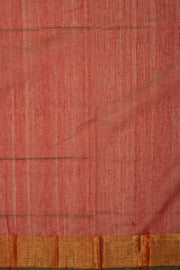 Forest Green Chinnalampatti Ikat Silk Cotton Saree With Zari Border 10076436