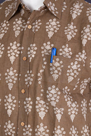 Brown Bagh Printed Full Sleeve Men's Cotton Shirt 10076854