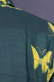 Indigo Handblock Print Pre-Washed Pure Cotton Shirt 10076867