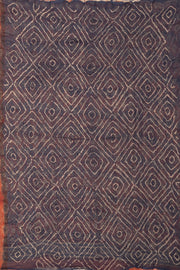 Red Ajrakh Printed Kota Silk Cotton Saree Without Blouse 10076919