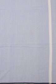 Sky Blue Handloom Bhujodi Cotton Saree 10076929