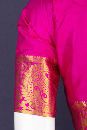Pink Kanjivaram Soft Silk Blouse 10076983