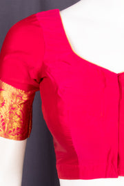 Red Kanjivaram Soft Silk Blouse 10076986