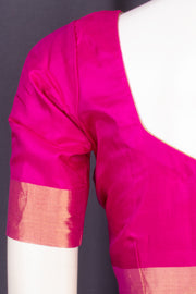 Pink Kanjivaram Soft Silk Blouse 10076988