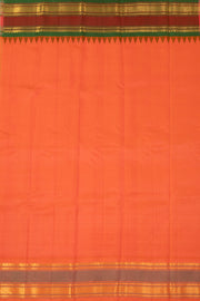 Black Gadwal Kuttu Silk Saree With Temple Border 10077045